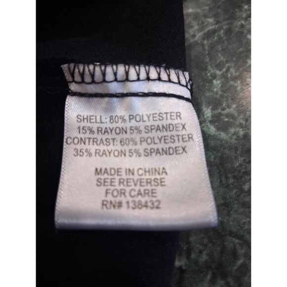 Modcloth Circle Skater Mini Skirt Plus 1X Black White Trim Pockets Belted Retro - Picture 8 of 10